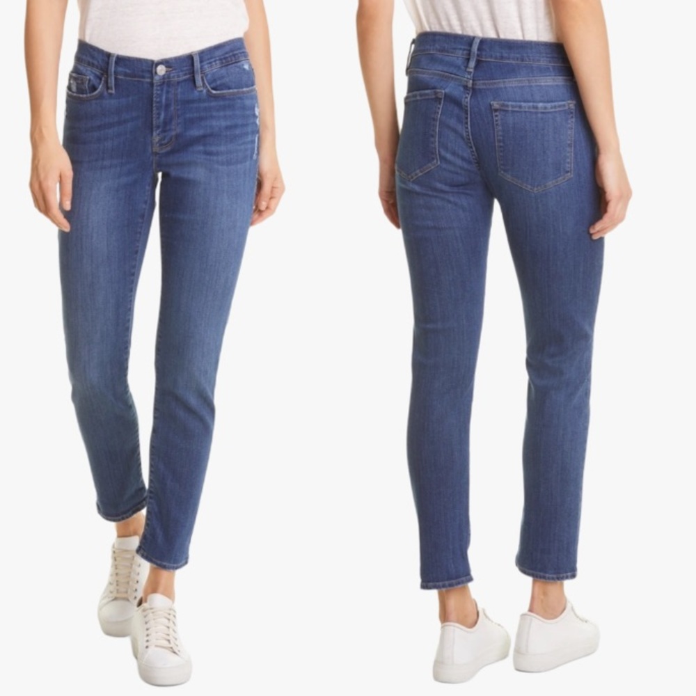 FRAME Le Garçon Straight Leg 98% Cotton Women’s Jeans - 25 - Picture 5 of 17